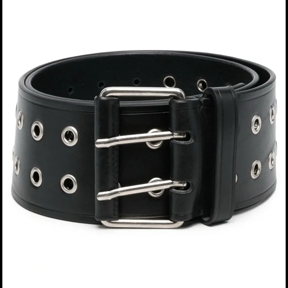Men's Black Leather Belt
